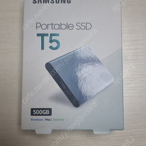 삼성 500GB T5 외장 SSD 미개봉 새상품 팔아요