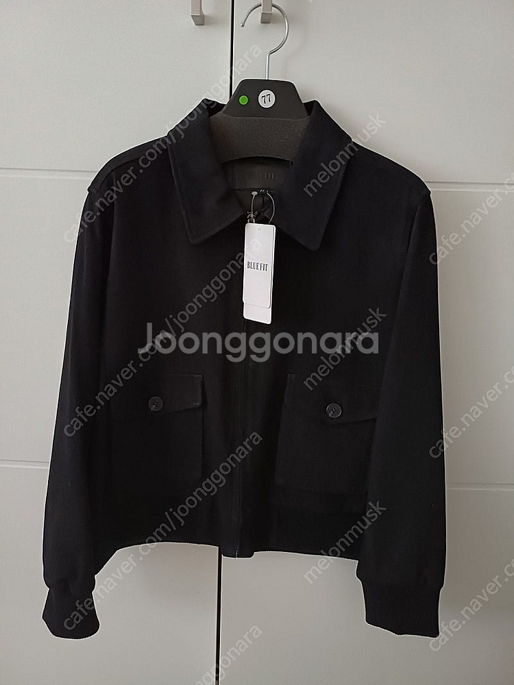 로보 콜라보 블루핏 스웨이드 자켓 텍 제거 안한 세제품...--0