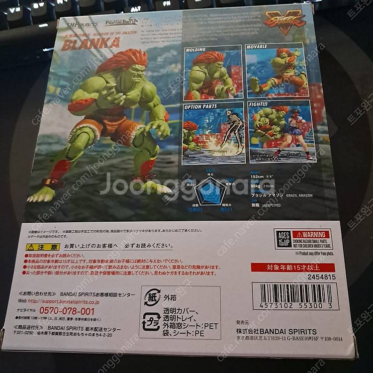 Shf 스트리트파이터 블랑카 피규어--3