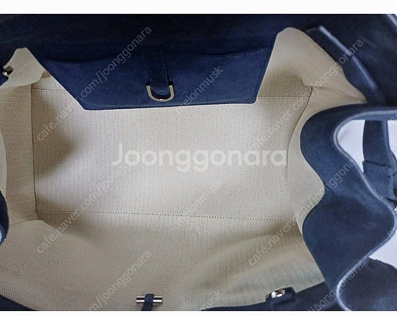 가격인하!! 소윰 스웨이드 난항백 라지 네이비--8