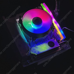 인텔 itx 보드세트 12500 b760i snow dream T-force 16gb