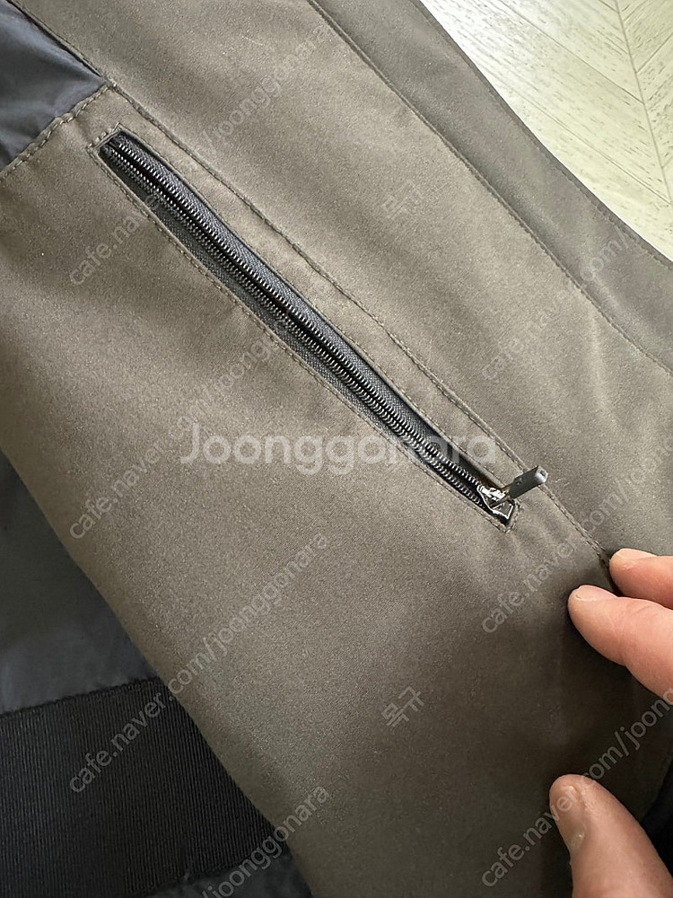 알레그리 후드 쉘파카 다크브라운 48사이즈--1