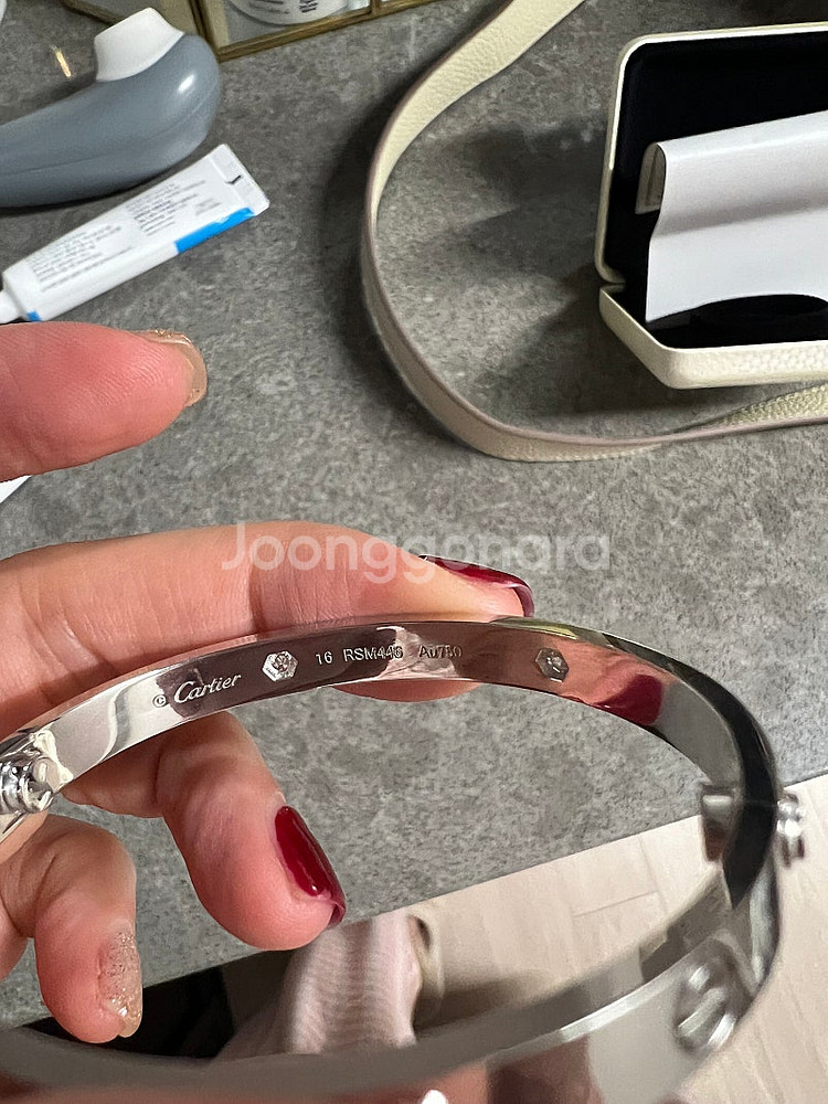 까르띠에 러브팔찌 제작--1