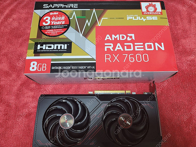 AMD 라데온 RX7600 사파이어 펄스--0