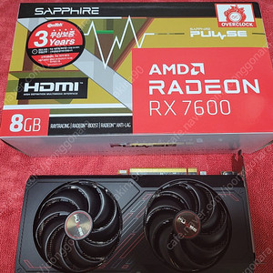 AMD 라데온 RX7600 사파이어 펄스