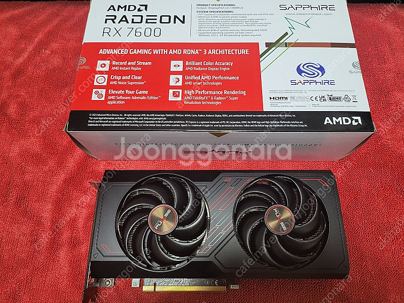 AMD 라데온 RX7600 사파이어 펄스--1