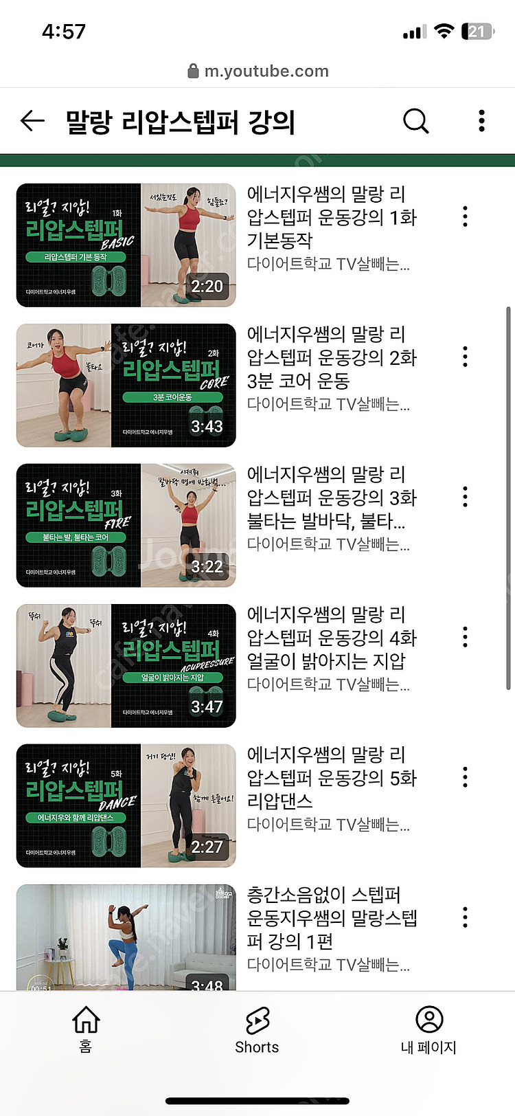 다이어트학교 리압스텝퍼 택포--3