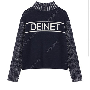 다이닛 DEINET MERINO WOOL KNIT HALF ZIP-UP IN NAVY 판매