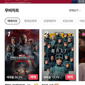 메가박스 롯데시네마 cgv