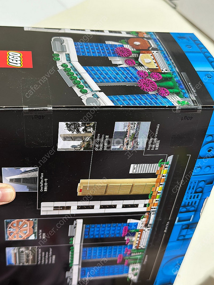 레고 푸 싱가포르 파리/런던 엽서(모두 미개봉)--2