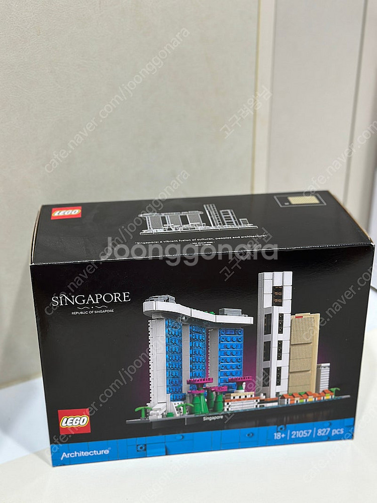 레고 푸 싱가포르 파리/런던 엽서(모두 미개봉)--3