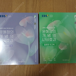 개념의 나비효과 입문편 +워크북 새책 택포23,000원