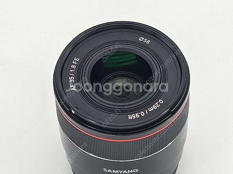 삼양 35mm F1.8 소니FE 단렌즈 팝니다--1