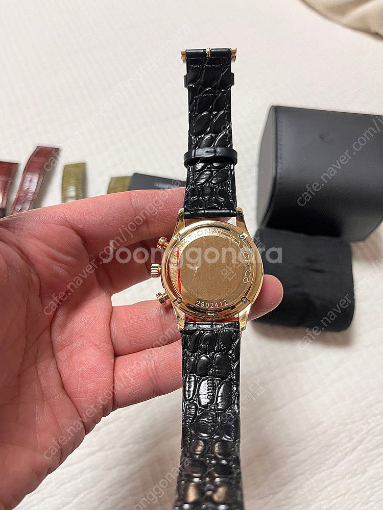 IWC 포르투기즈 로즈골드 검판 금통--1