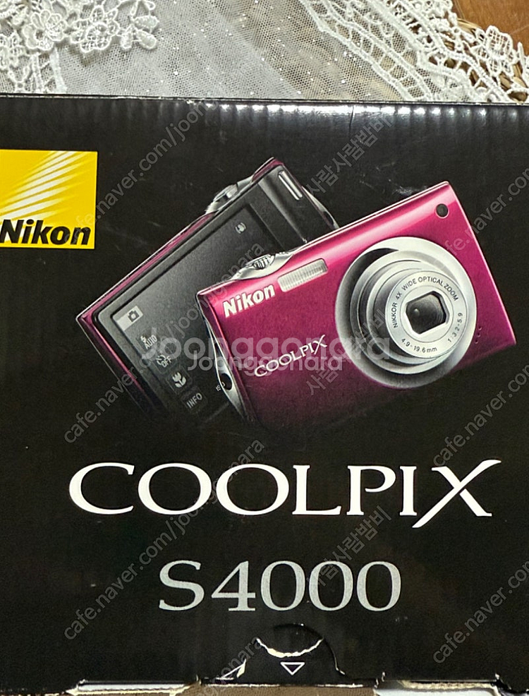 민트급! 니콘 쿨픽스 s4000 루비레드--0