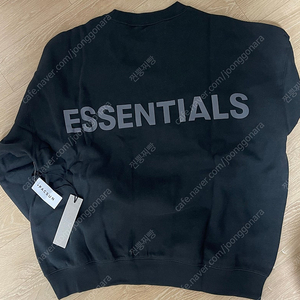 fear of god Essentials 리플렉티브 백로고 초희귀 맨투맨 M 정품 새제품 팝니다