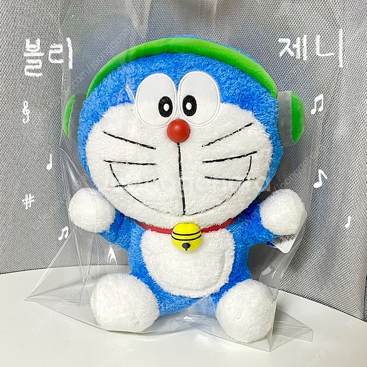 새상품)헤드셋 도라에몽 중형 인형 생일 선물--0