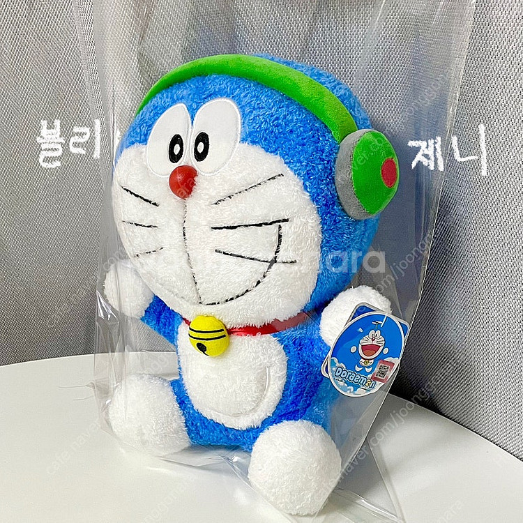 새상품)헤드셋 도라에몽 중형 인형 생일 선물--1