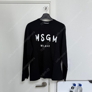 MSGM 남성 롱슬리브 블랙 M (105사이즈)