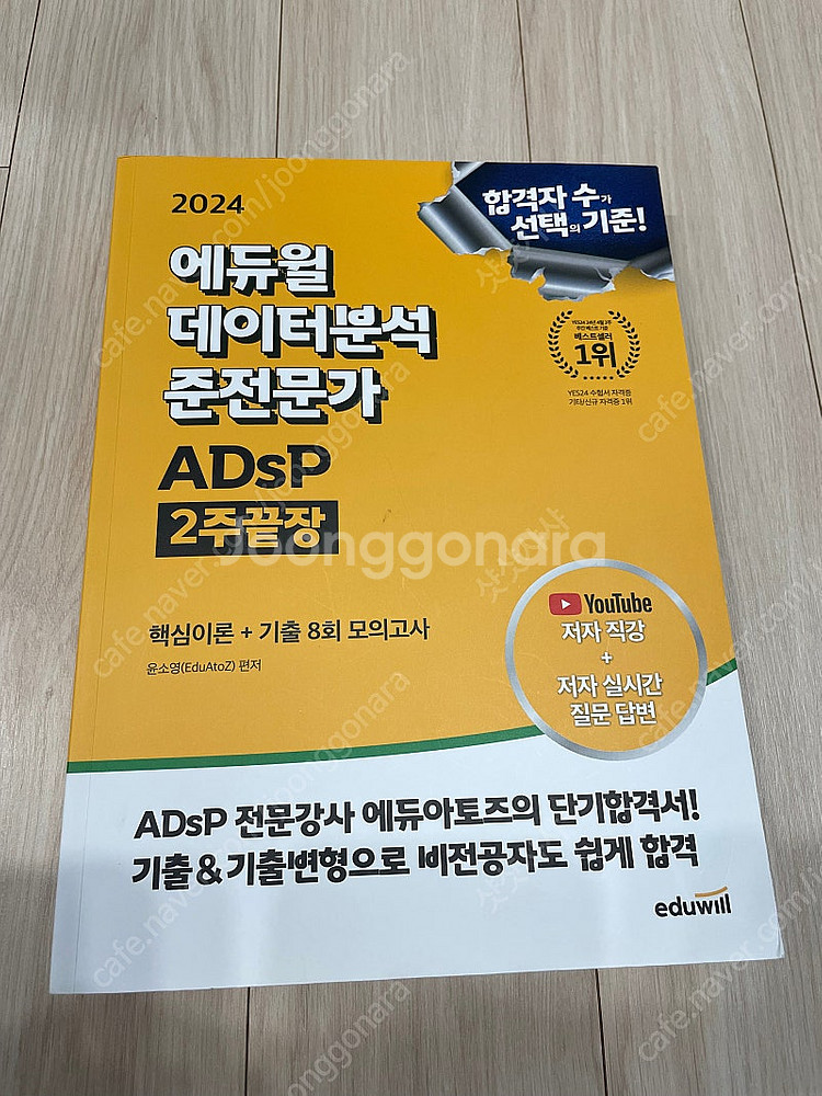 2024 에듀윌 데이터분석 준전문가 ADsP 2주끝장--0