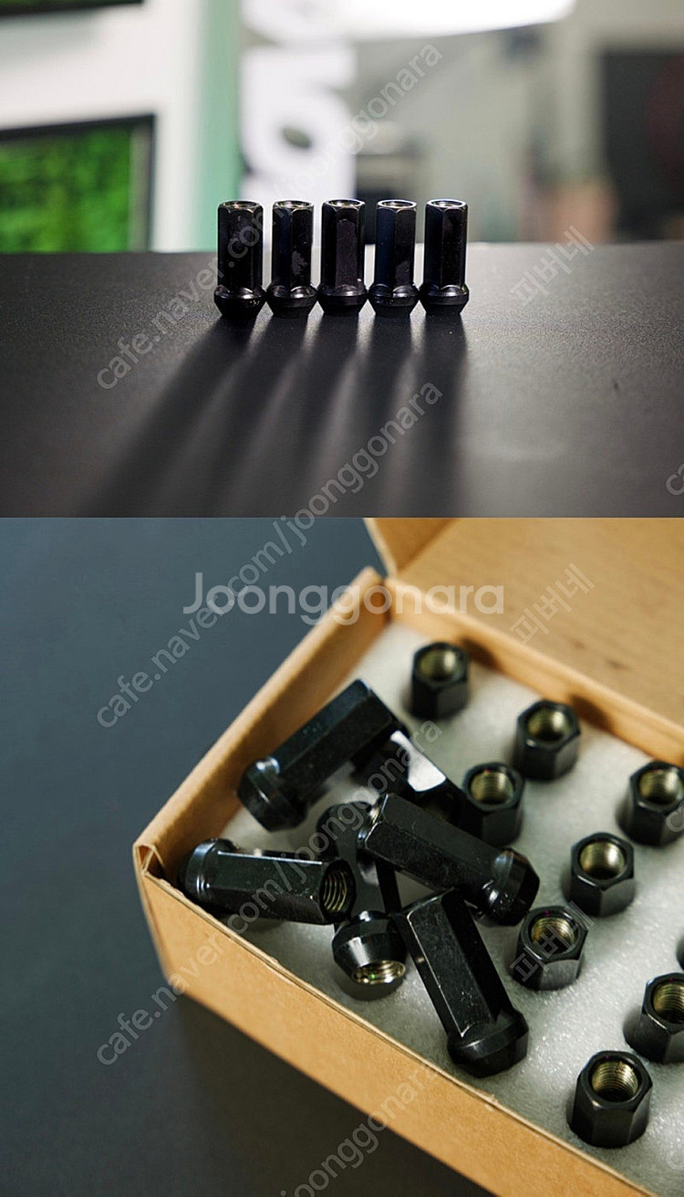 [미사용] 17mm 저탄소강 네오테크 오픈형 휠너트 블...--1
