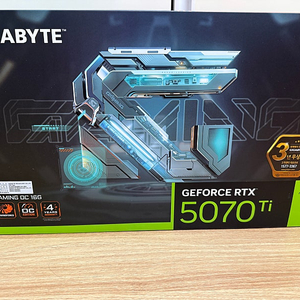 기가바이트 RTX 5070 Ti 게이밍 OC 미개봉 새제품