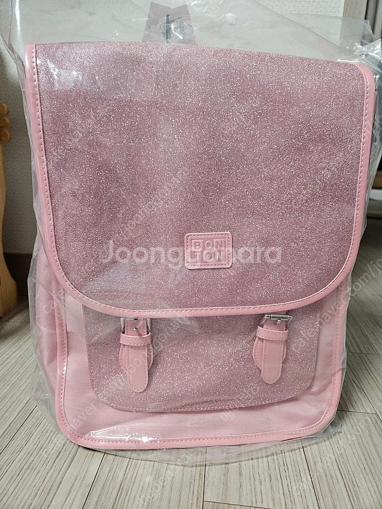 봉통 핑크글리터 여아 책가방 봉통책가방--0