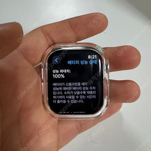 애플워치10 GPS 42mm 실버 클라우드 스트랩 (박스x)