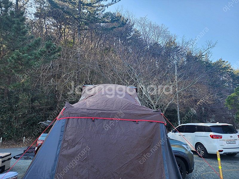 아이캠퍼2.0 루프탑텐트 체크브라운팝니다--3