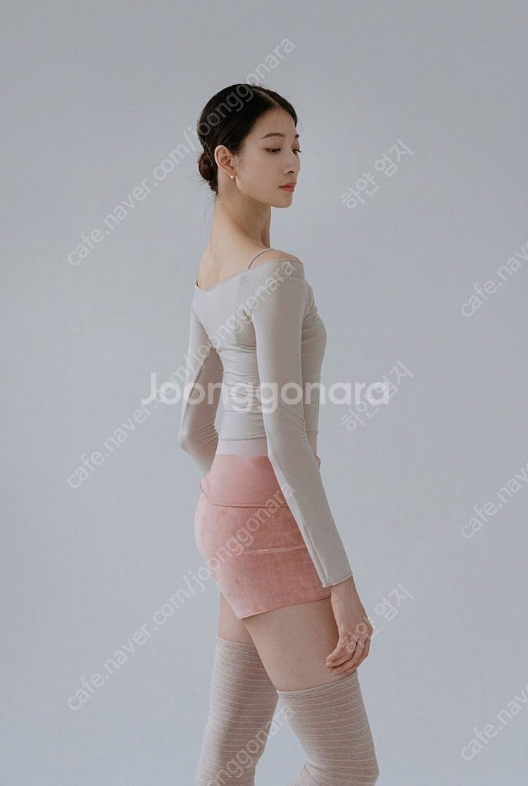발레팬츠 보우낸져 스위테리 핑크팬트--1