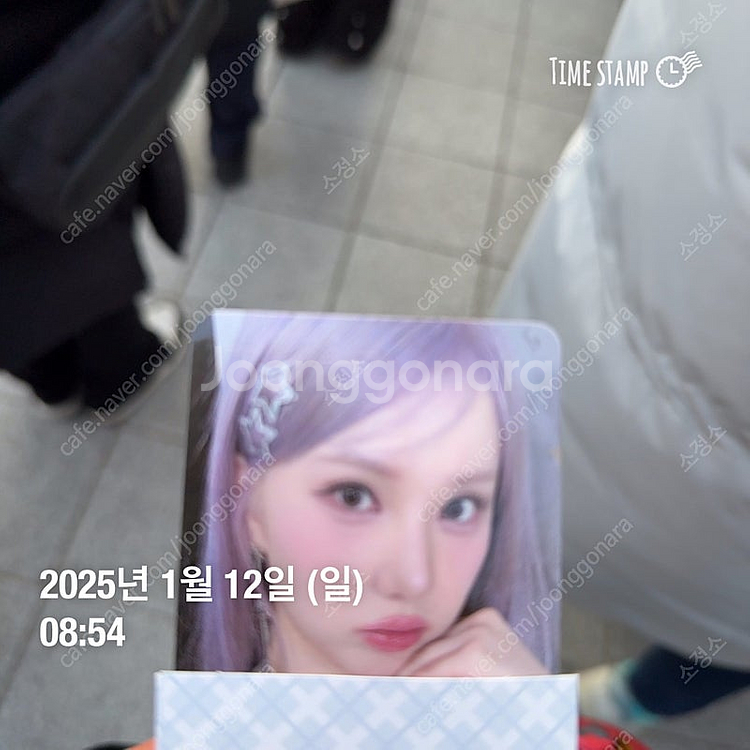 여자친구 공방 포카 은하 비비지 포토카드 사녹 poca...--0