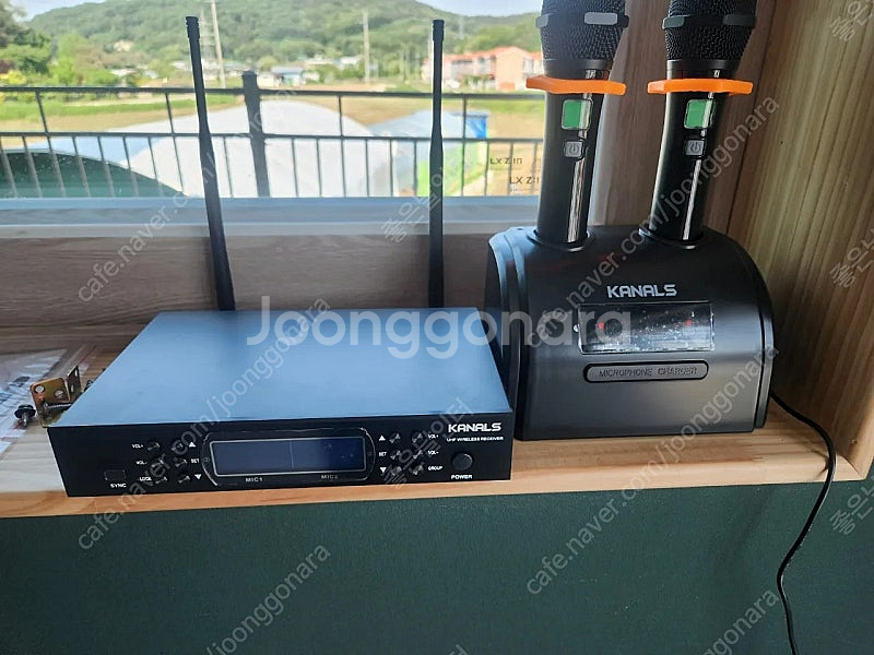 충전식 무선마이크 2체널 900메가 외--0