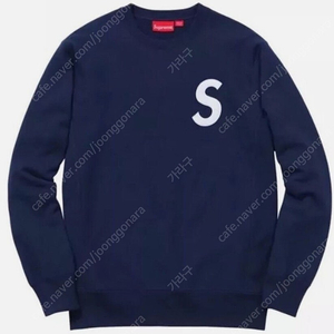 [L]슈프림 S로고 맨투맨 크루넥 supreme s logo crewneck