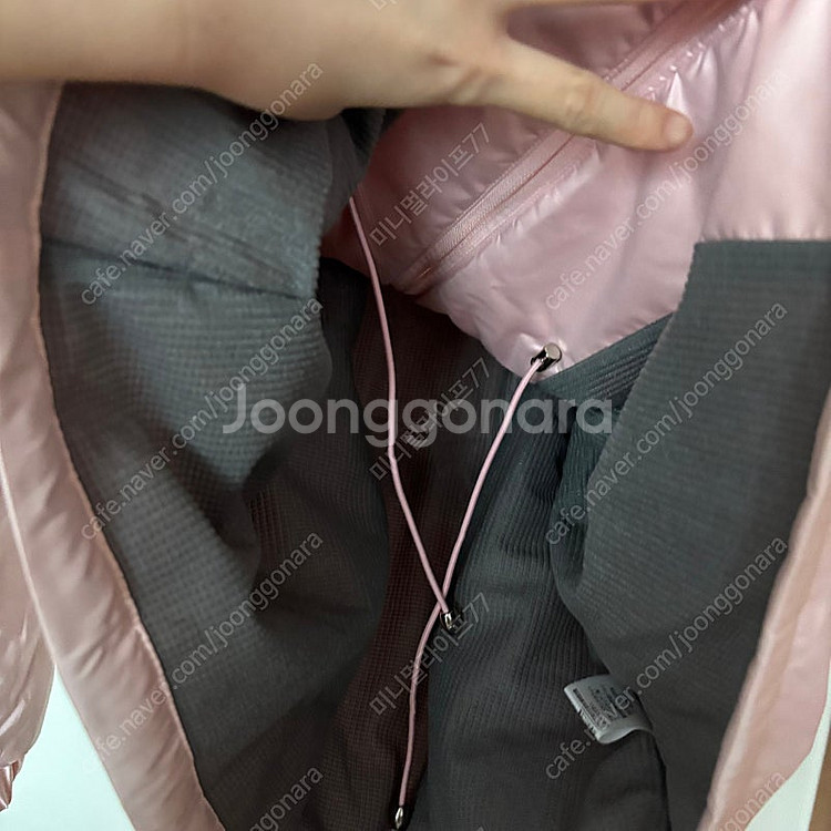블랙앤화이트 골프웨어 핑크 바람막이 윈드브레이커 윈드러...--6