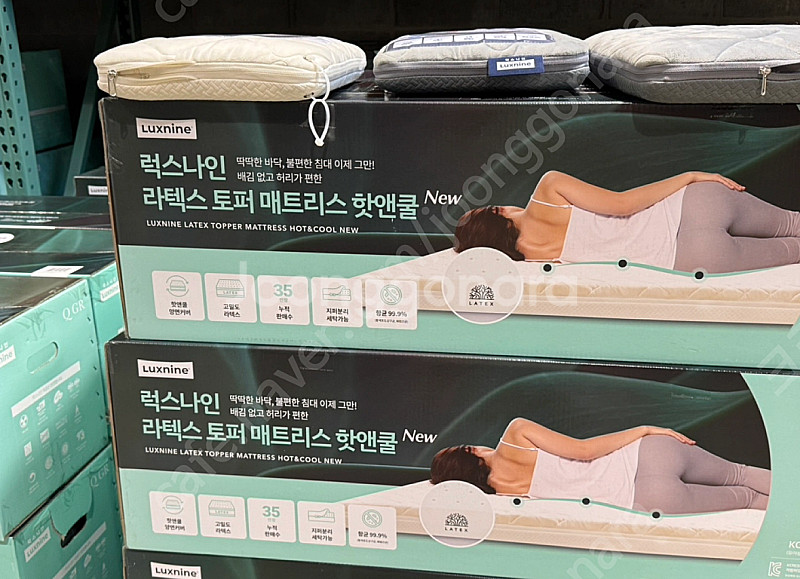 럭스나인 라텍스 토퍼(8.0cm) 퀸 사이즈--8