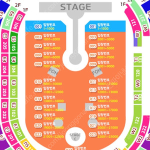 콜드플레이 콘서트 4/18(금) 지정석S 2층 W2구역 17열입니다.