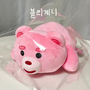 새상품)정품! 벨리 곰 라잉 인형, 핑크 곰돌이 인형 여친 선물