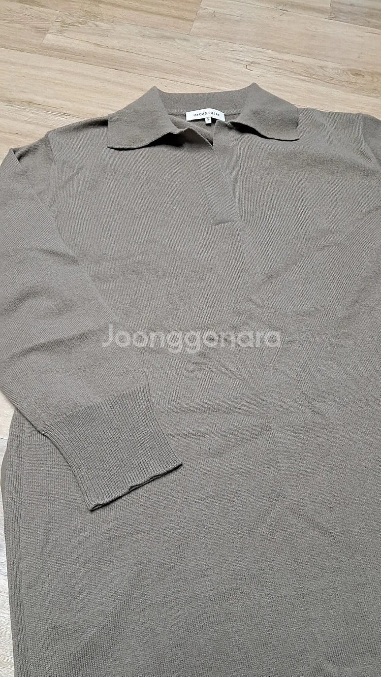 더캐시미어 니트 원피스--2