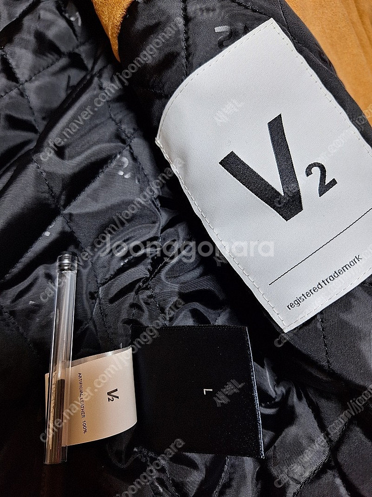 V2 남성 스웨이드점퍼/자켓/L(100)상태최상--5