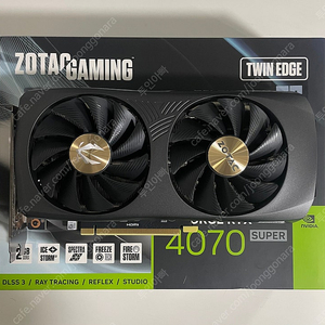 ZOTAC RTX4070Super 그래픽카드