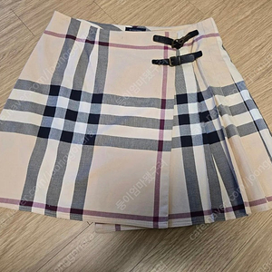 BURBERRY 버버리 랩 미니스커트 치마 체크