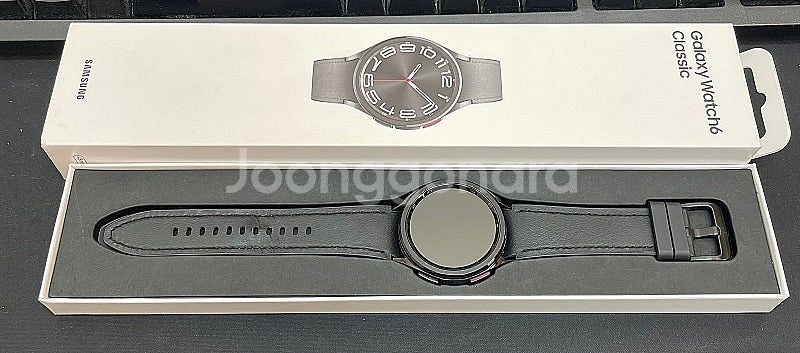 갤럭시워치6클래식 LTE 블랙 43mm 상태좋은 풀박스...--0
