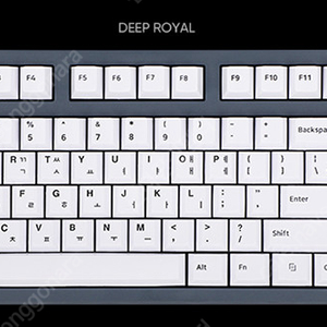 앱코 K660M TKL 텐키리스 PBT 체리 기계식 키보드 갈축 새상품팝니다. (딥로얄)