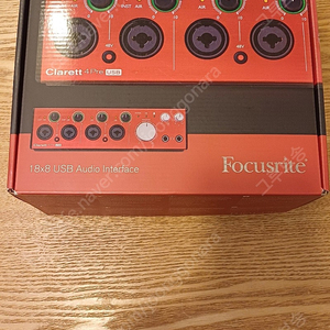 포커스라이트 클라렛 4pre (Focusrite Clarett 4pre) 팝니다 (내용필독)