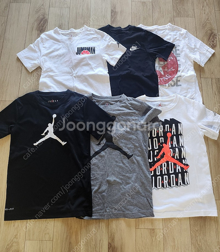 나이키 조던 컨버스 주니어 반팔 티셔츠 S 사이즈--0