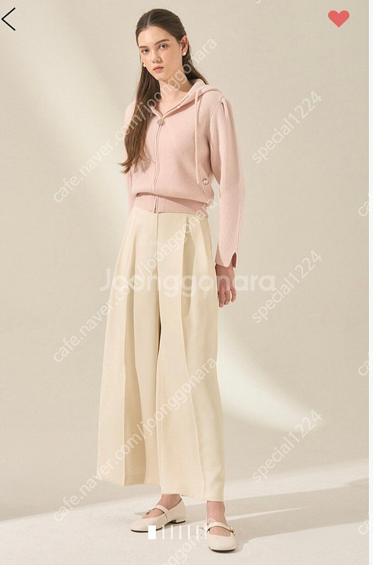 마인 후드 집업 (한섬 타임 랑방 더캐시미어 미샤)--0