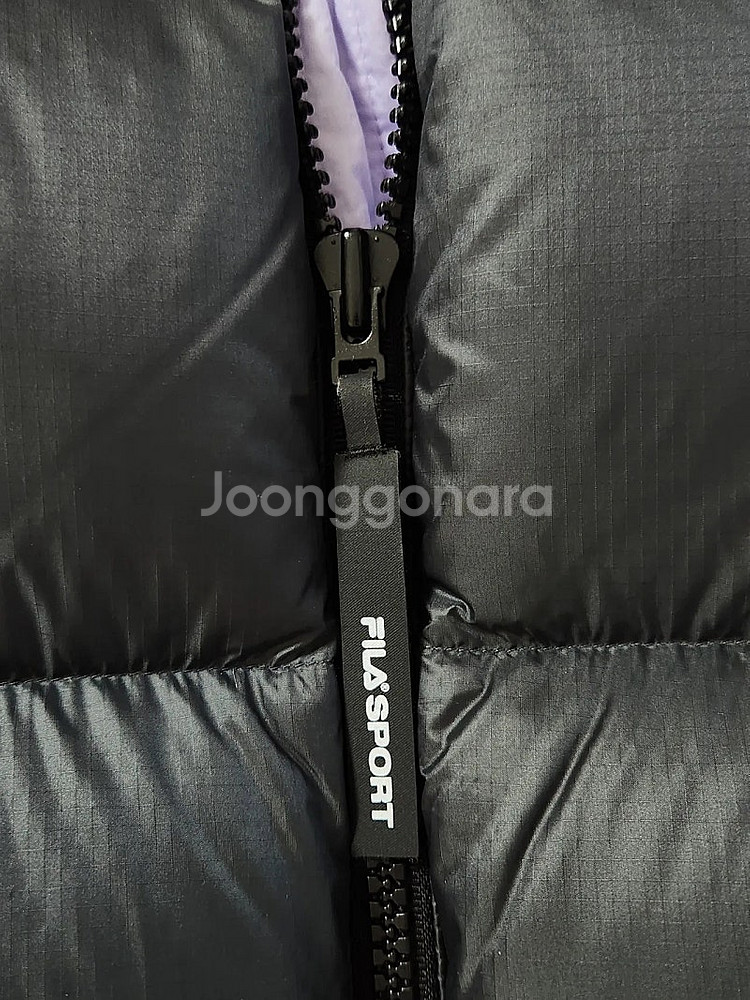 휠라 FILA 크롭 다운패딩 연보라 90s 정가27만원 상태좋음 진짜 두툼해요--5