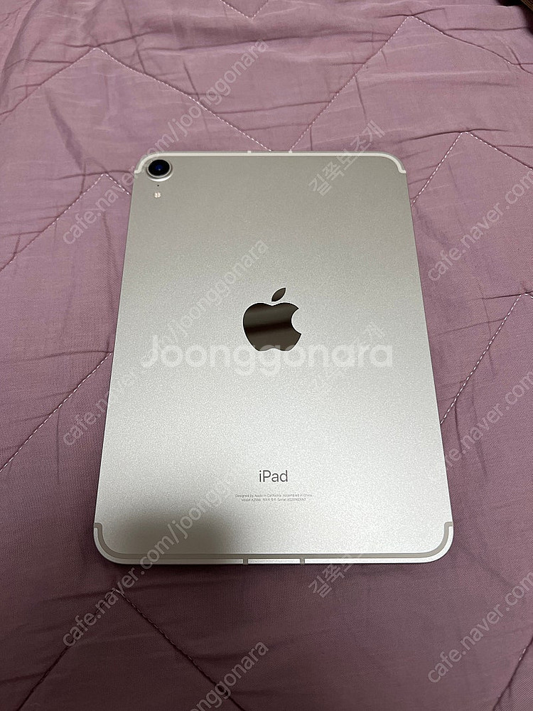 아이패드 미니6 256gb 셀룰러 스타라이트 기기단품--0