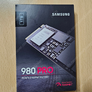 삼성 980 PRO 1TB (중고) 판매합니다.