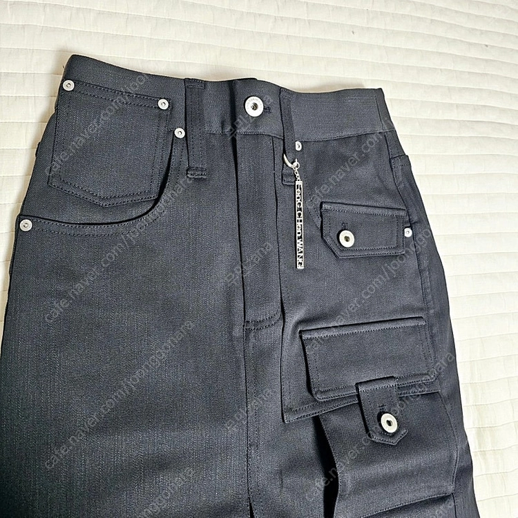 XS 32 새제품) 펑첸왕 카고 스커트 미디 롱 치마 이미지
